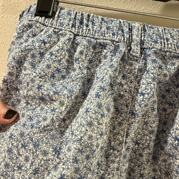 Chubbies Size L Floral Print Twill Stretch Shorts in Blue & White - Picture 3 of 6